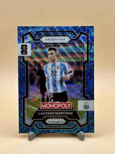 Lautaro Martinez 2026 Panini Prizm Blue Wave