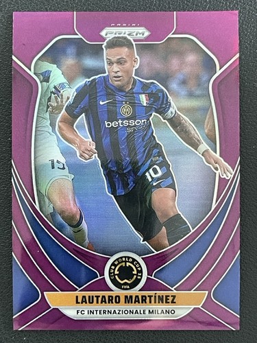 Lautaro Martinez 2025 Panini Prizm Copa Mundial de Clubes FIFA Purple Prizm /125