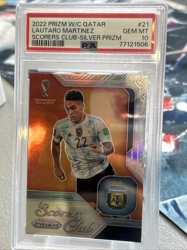Lautaro Martinez 2022 Panini Prizm Copa Mundial de la FIFA Qatar 2022 Plata #21