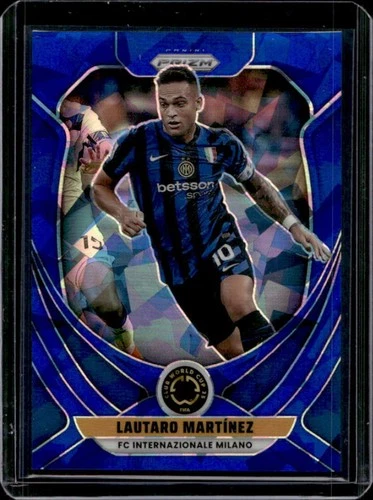 Lautaro Martinez 2025 Panini Prizm FIFA Club World Cup Blue Ice /175