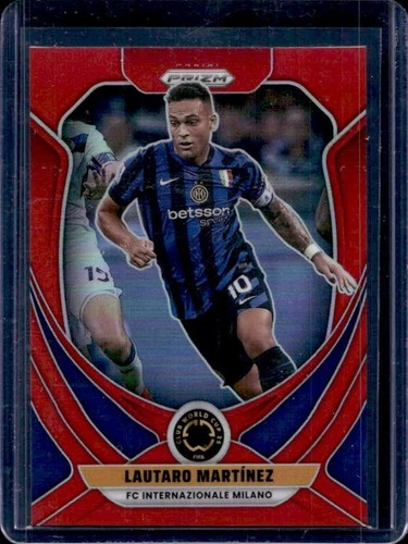 Lautaro Martinez 2025 Panini Prizm FIFA Club World Cup Red /199
