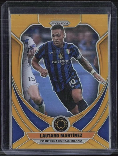 Lautaro Martinez 2025 Panini Prizm Gold /10