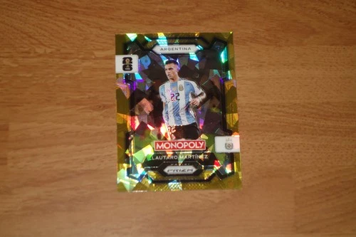Lautaro Martinez 2026 Panini Prizm Gold Cracked Ice