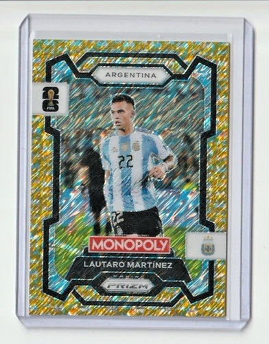 Lautaro Martinez 2026 Panini Prizm Gold Shimmer 416/500