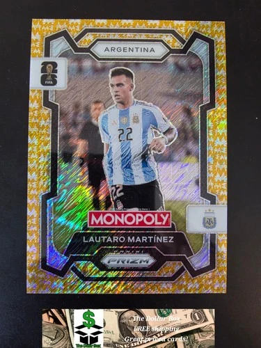 Lautaro Martinez 2026 Panini Prizm Gold Shimmer /500