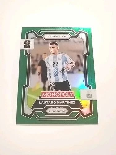 Lautaro Martinez 2026 Panini Prizm Green Prizm /35