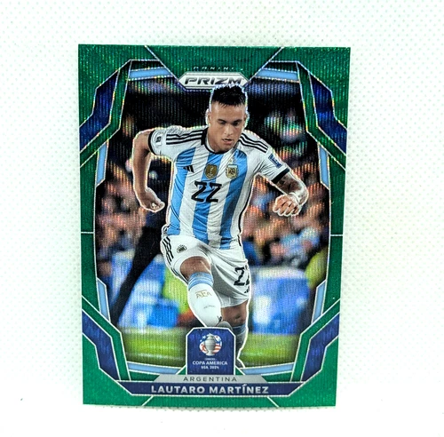 Lautaro Martinez 2024 Panini Prizm Green Wave