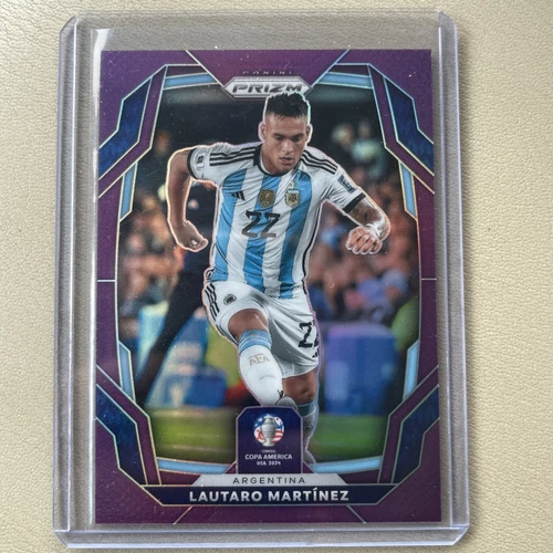 Lautaro Martinez 2024 Panini Prizm Purple Prizm /49