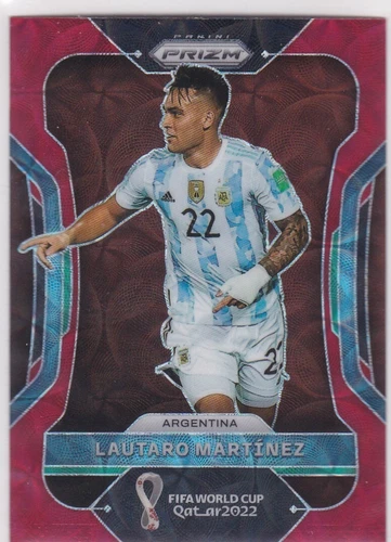Lautaro Martinez 2022 Panini Prizm Red Prizm