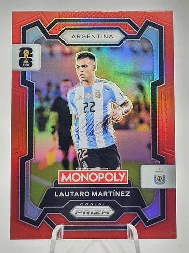 Lautaro Martinez 2026 Panini Prizm Red Prizm