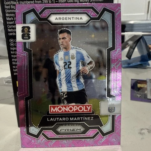 Lautaro Martinez 2026 Panini Prizm Sparkle Pink