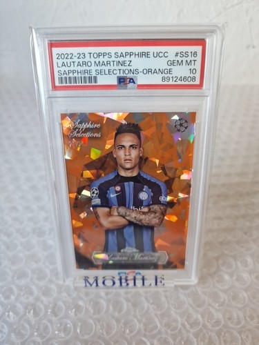 Lautaro Martinez 2022 Topps Sapphire arancione