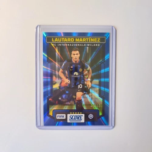 Lautaro Martinez 2023 Panini Score FIFA Blue Laser /50