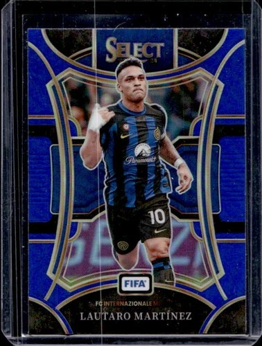Lautaro Martinez 2023 Panini Select Blue Prizm