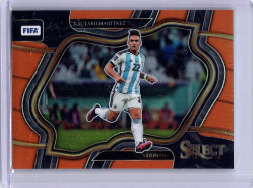 Lautaro Martinez 2023 Panini Select FIFA Orange /60