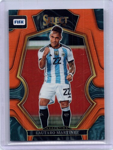 Lautaro Martinez 2022 Panini Select FIFA Orange /60