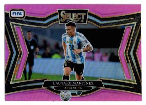 Lautaro Martinez 2024 Panini Select FIFA Pink Prizm /59
