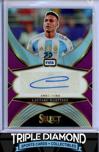 Lautaro Martinez 2024 Panini Select FIFA Purple /49