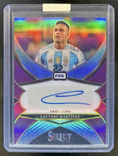 Lautaro Martinez 2024 Panini Select FIFA Purple /49