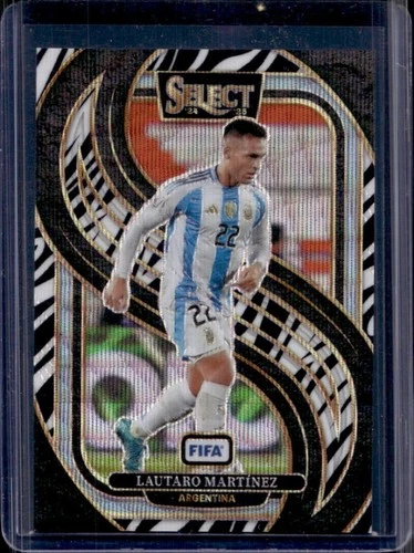 Lautaro Martinez 2024 Panini Select FIFA Zebra #157