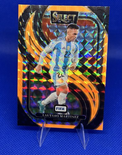 Lautaro Martinez 2024 Panini Select Orange Fluorescent /125
