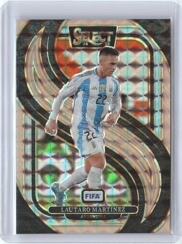 Lautaro Martinez 2024 Panini Select Orange Fluorescent Prizm /125