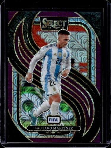 Lautaro Martinez 2024 Panini Select Purple Mojo /157