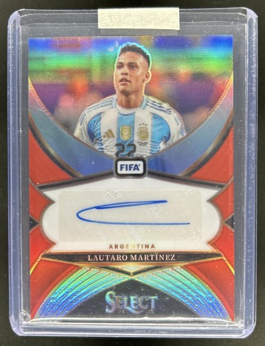 Lautaro Martinez 2024 Panini Select Red