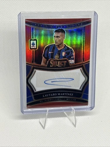 Lautaro Martinez 2024 Panini Select Red Prizm