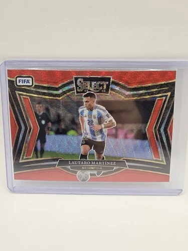 Lautaro Martinez 2024 Panini Select Red Wave /59