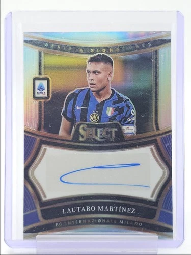Lautaro Martinez 2024 Panini Select Silver Prizm