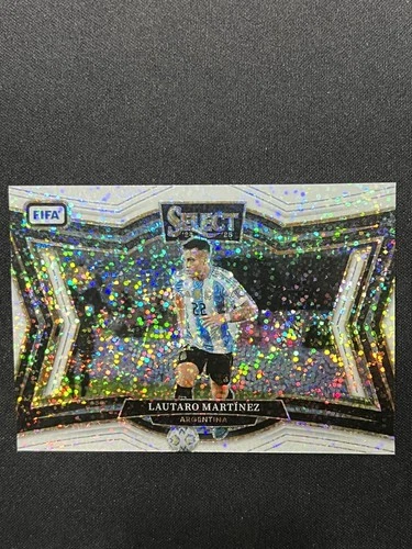Lautaro Martinez 2024 Panini Select White Sparkle