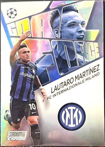 Lautaro Martinez 2023 Panini Stadium Club Chrome