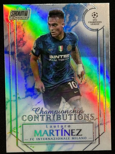 Lautaro Martinez 2021 Topps Stadium Club Chrome