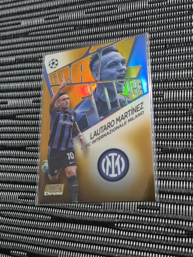 Lautaro Martinez 2023 Panini Stadium Club Chrome Gold /50
