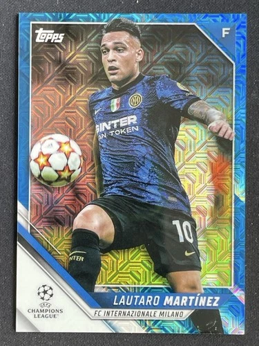 Lautaro Martinez 2021 Topps UCC Edición Japón Mojo Azul /75