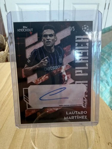 Lautaro Martinez 2025 Topps UCC Knockout Star Player Parallel /5