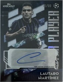 Lautaro Martinez 2025 Topps UCC Knockout Star Player Parallel /99