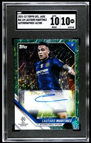 Lautaro Martinez 2021 Topps UCL Jade /100