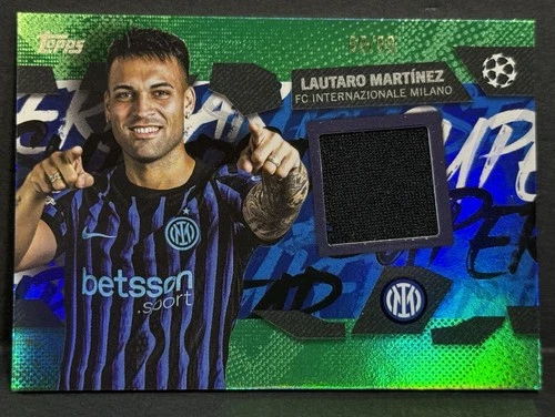 Lautaro Martinez 2025 Topps UEFA Champions League Green /99