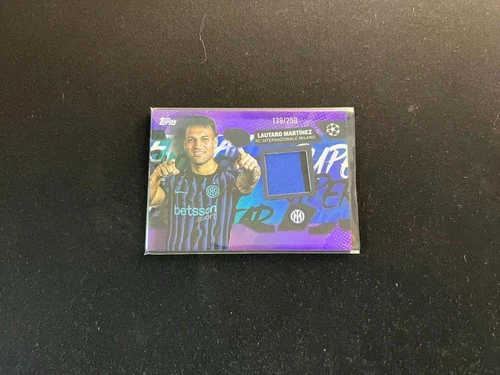 Lautaro Martinez 2025 Topps UEFA Club Soccer Purple /250