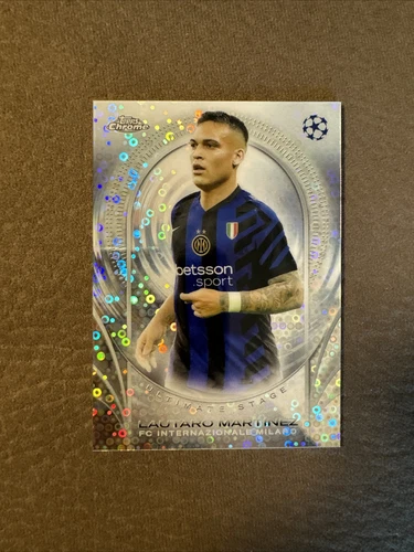 Lautaro Martinez 2024 Topps UEFA Ultimate Chrome