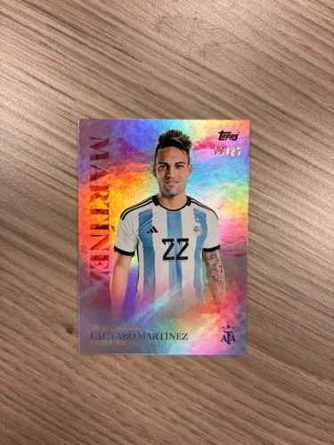 Lautaro Martinez 2022 Topps World Champions Argentina /25