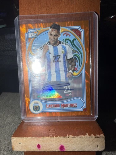 Lautaro Martínez 2023 Topps Argentina Fileteado Orange /25