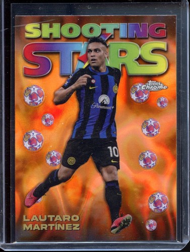 Lautaro Martínez 2023 Topps Chrome Orange Lava