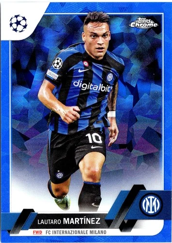 Lautaro Martínez 2022 Topps Chrome Sapphire Edition