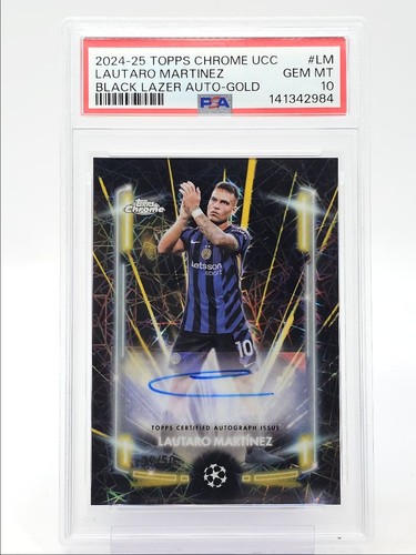 Lautaro Martínez 2024 Topps Cromo Nero Gold /50