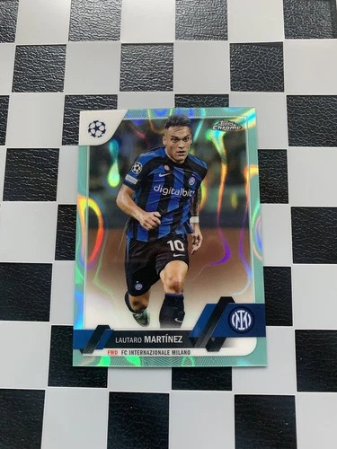 Lautaro Martínez 2023 Topps Cromo UCC Aqua Lava