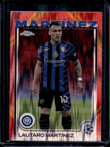 Lautaro Martínez 2024 Topps Cromo UEFA Refractor #50