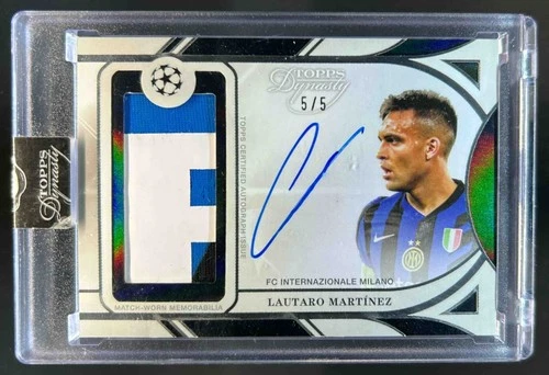 Lautaro Martínez 2024 Topps Dynasty Black /5